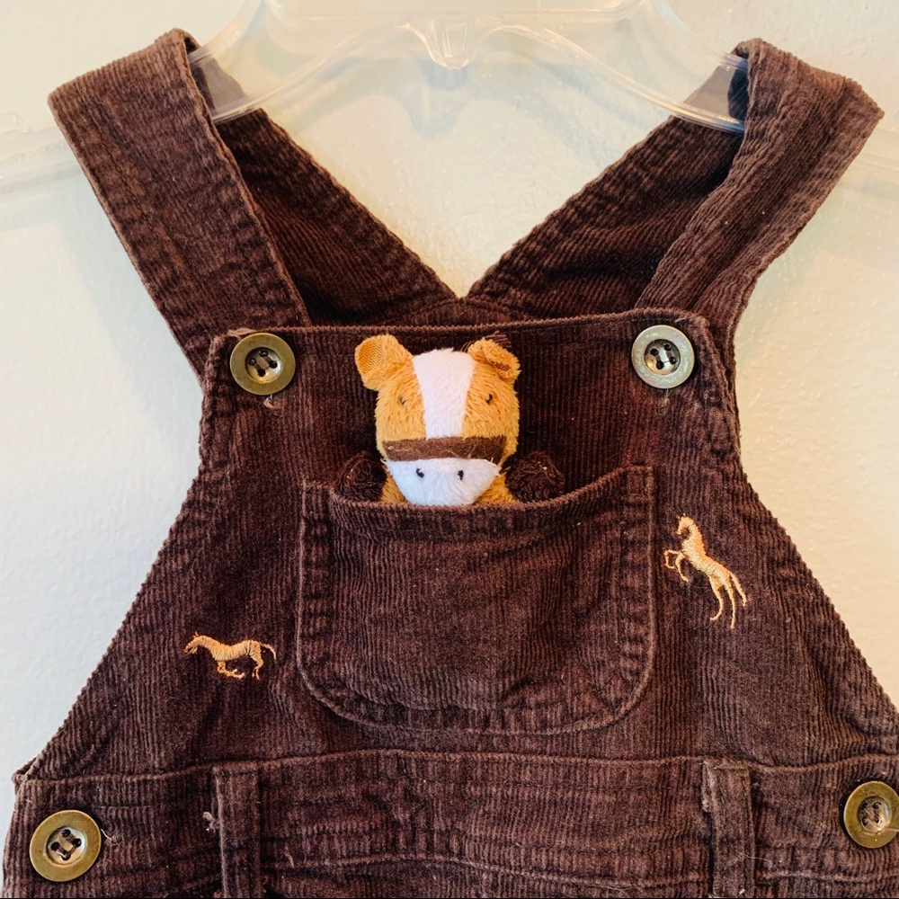 Corduroy Horse SZ 18M Overalls - Picture 2 of 7